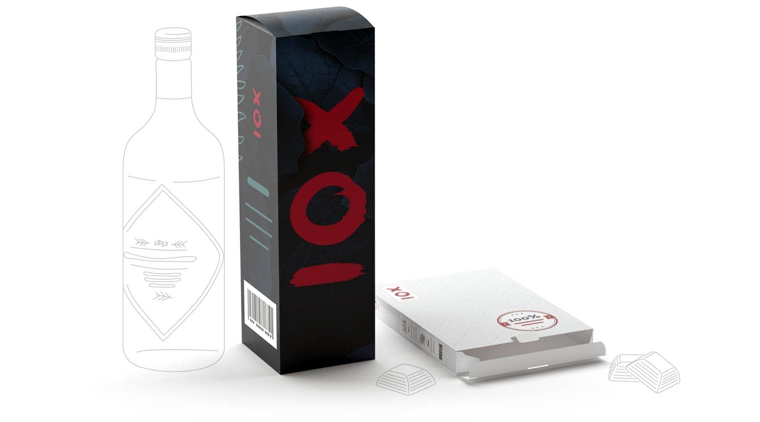 Faltschachteln Lebensmittelecht