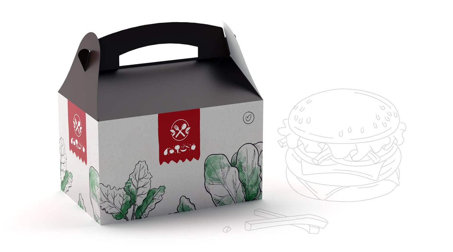 Giebelbox Lebensmittelecht