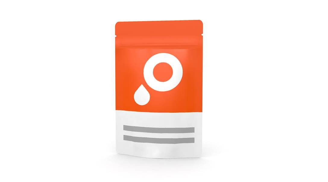 Standbodenbeutel weiß