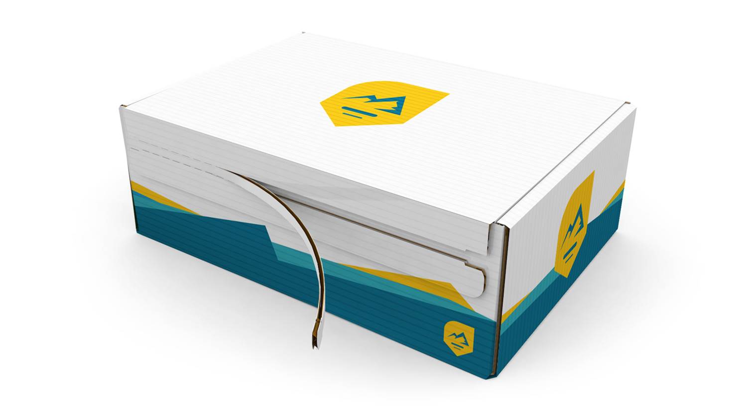 Produktbild Versandkarton mit Haftfix mit Aufreißfaden