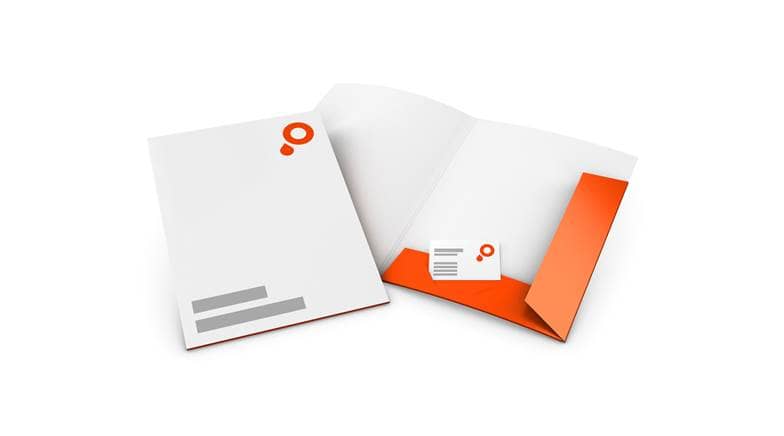 Produktbild Praesentationsmappe mit Visitenkartenschlitz ohne Fenster