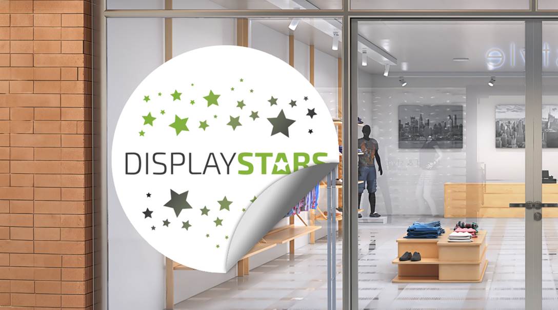 Klebefolien Displaystars