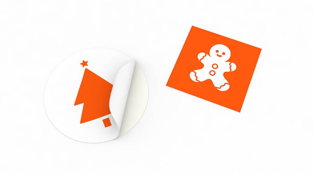 Weihnachts Aufkleber