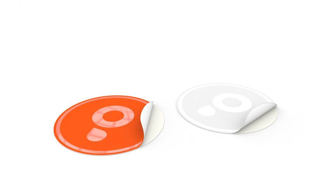 Produktbild Stickers spot uv coating