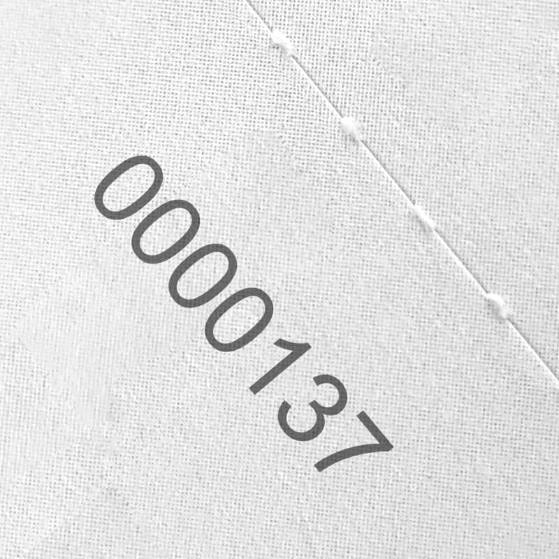 Zoombild  Perforation-Nummerierung