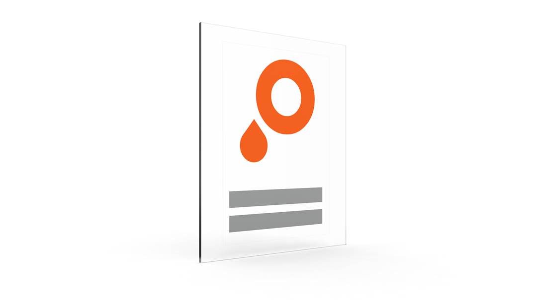 Produktbild Hinterglasfolie