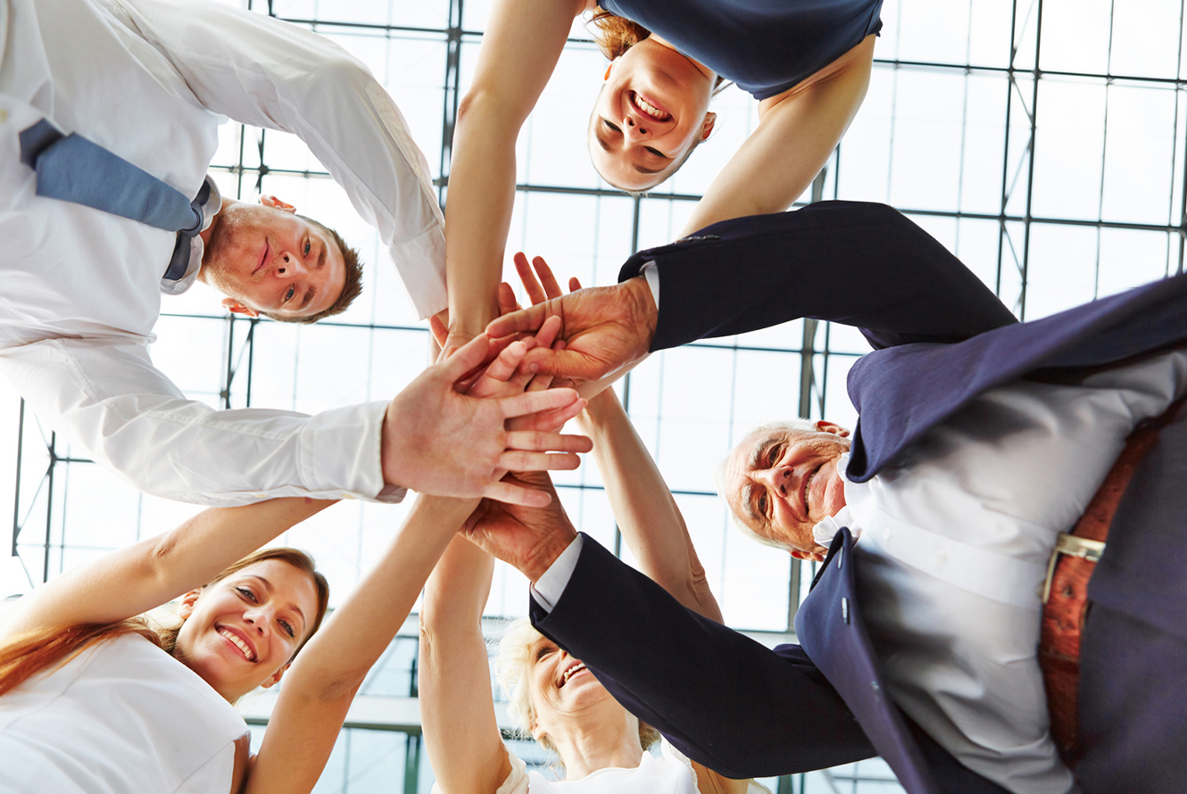 Positive Grundstimmung beim Messepersonal