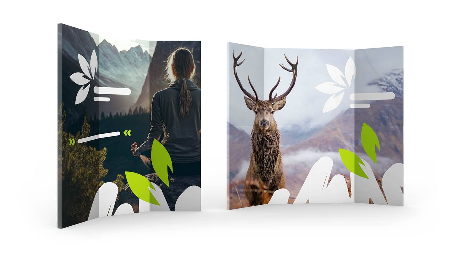 Anwendungsbeispiel für die nachhaltige Messewand