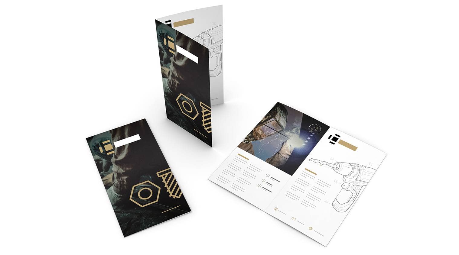 Produktbild Folder mit Einbruchfalz