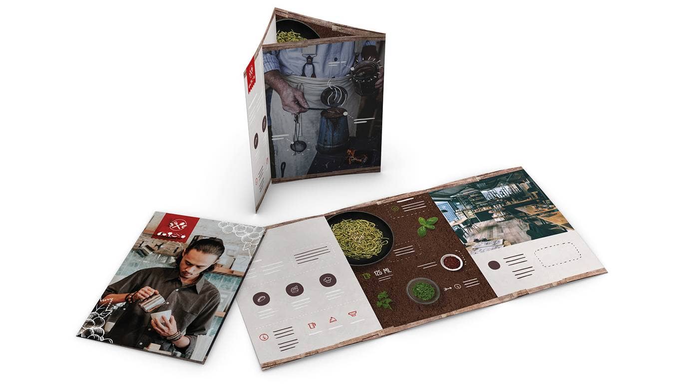 Produktbild Folder mit Wickelfalz