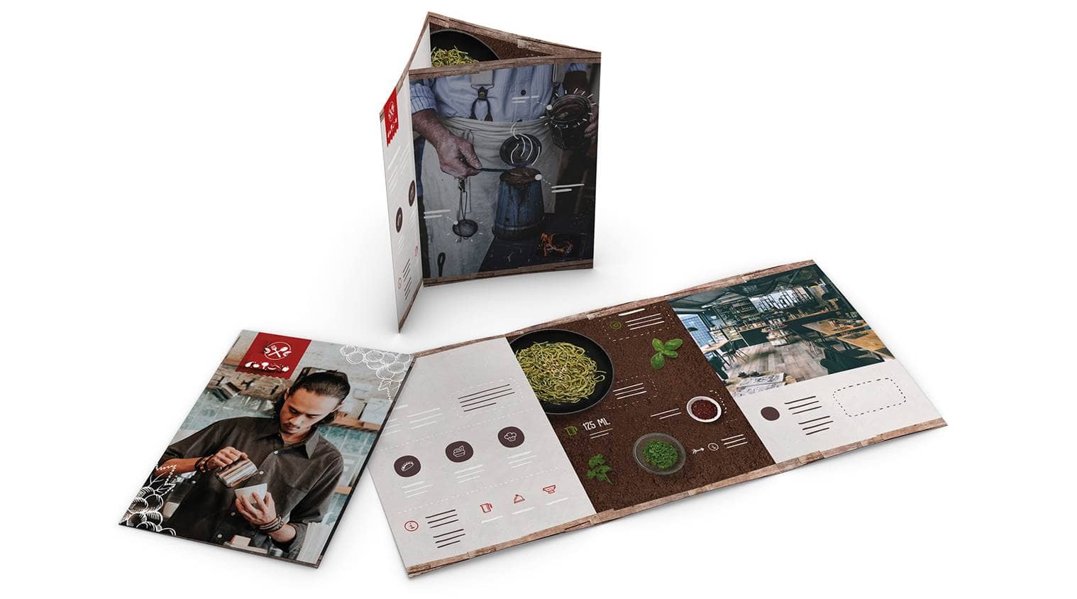 Produktbild Folder mit Wickelfalz