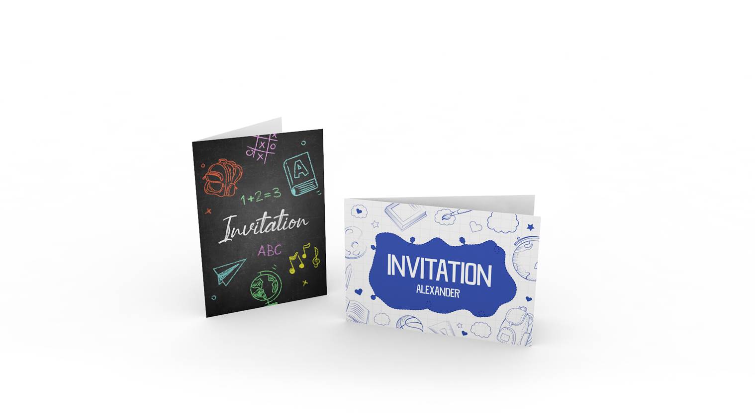 Einladungskarten im DIN A6 Format