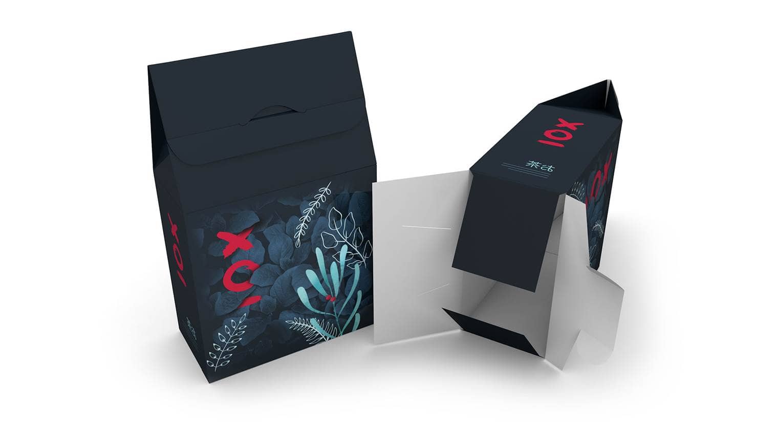 Produktbild Tütenverpackung mit Steckboden