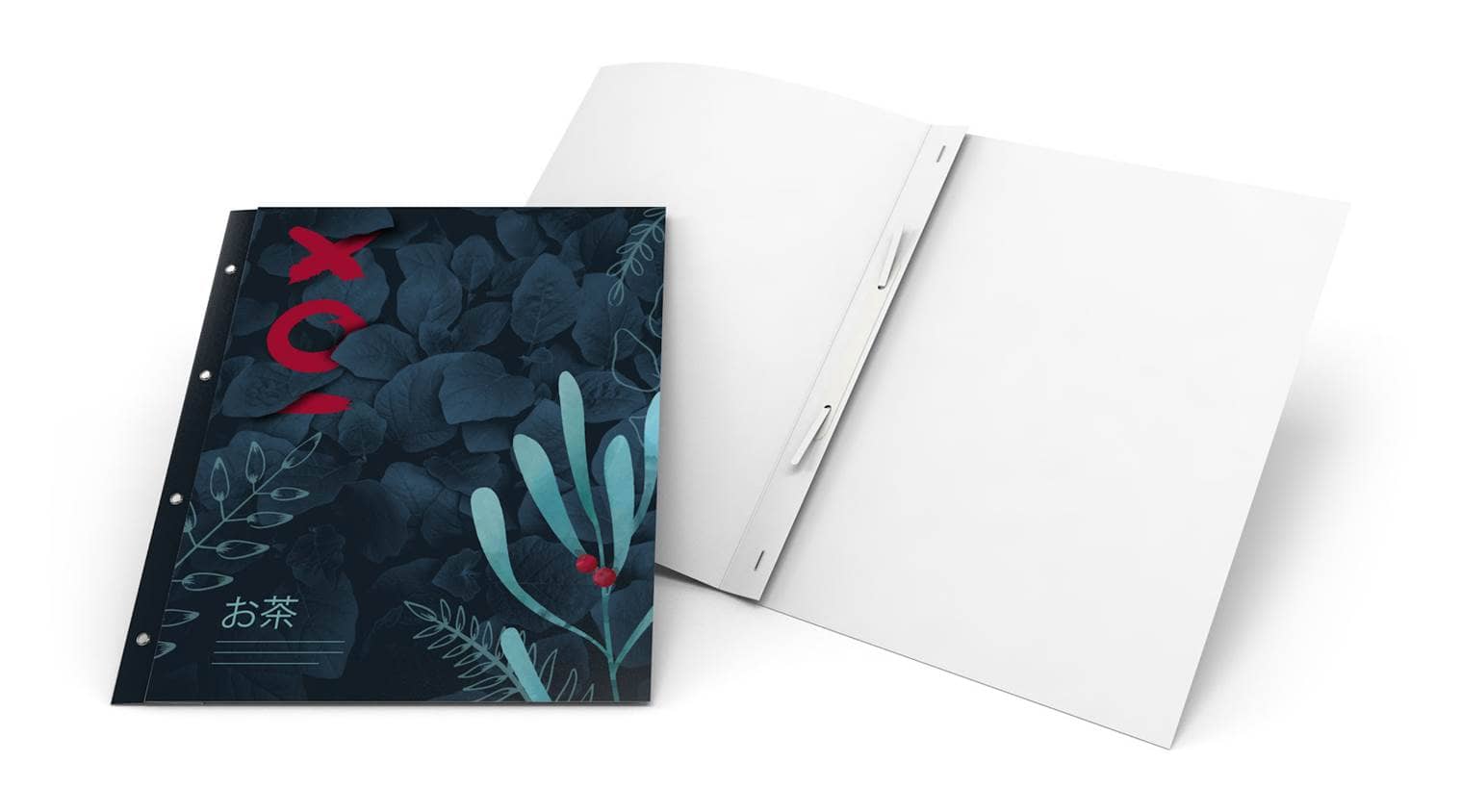 Produktbild Mappen mit Abheftsösen und Abheftstreifen