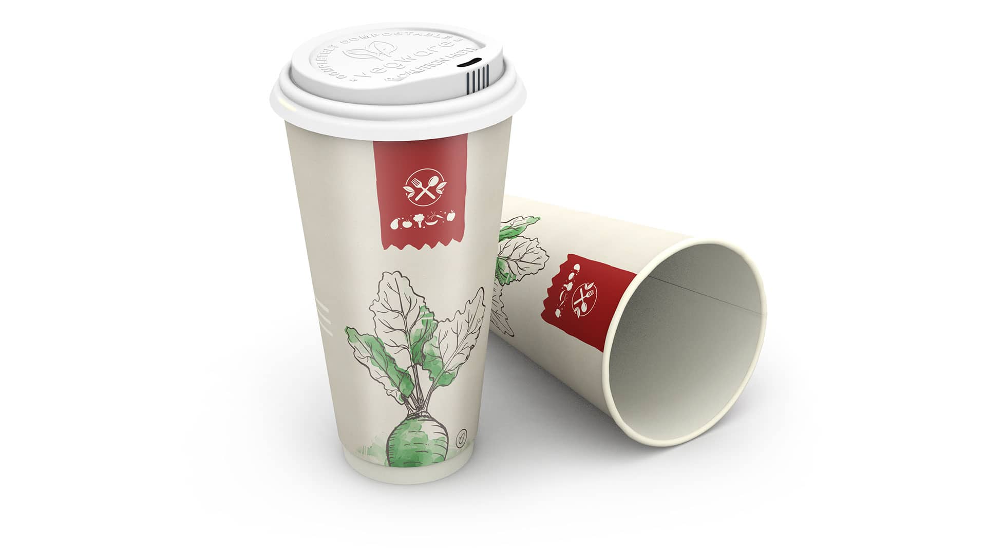 Produktbild Pappbecher aus PLA Stoff