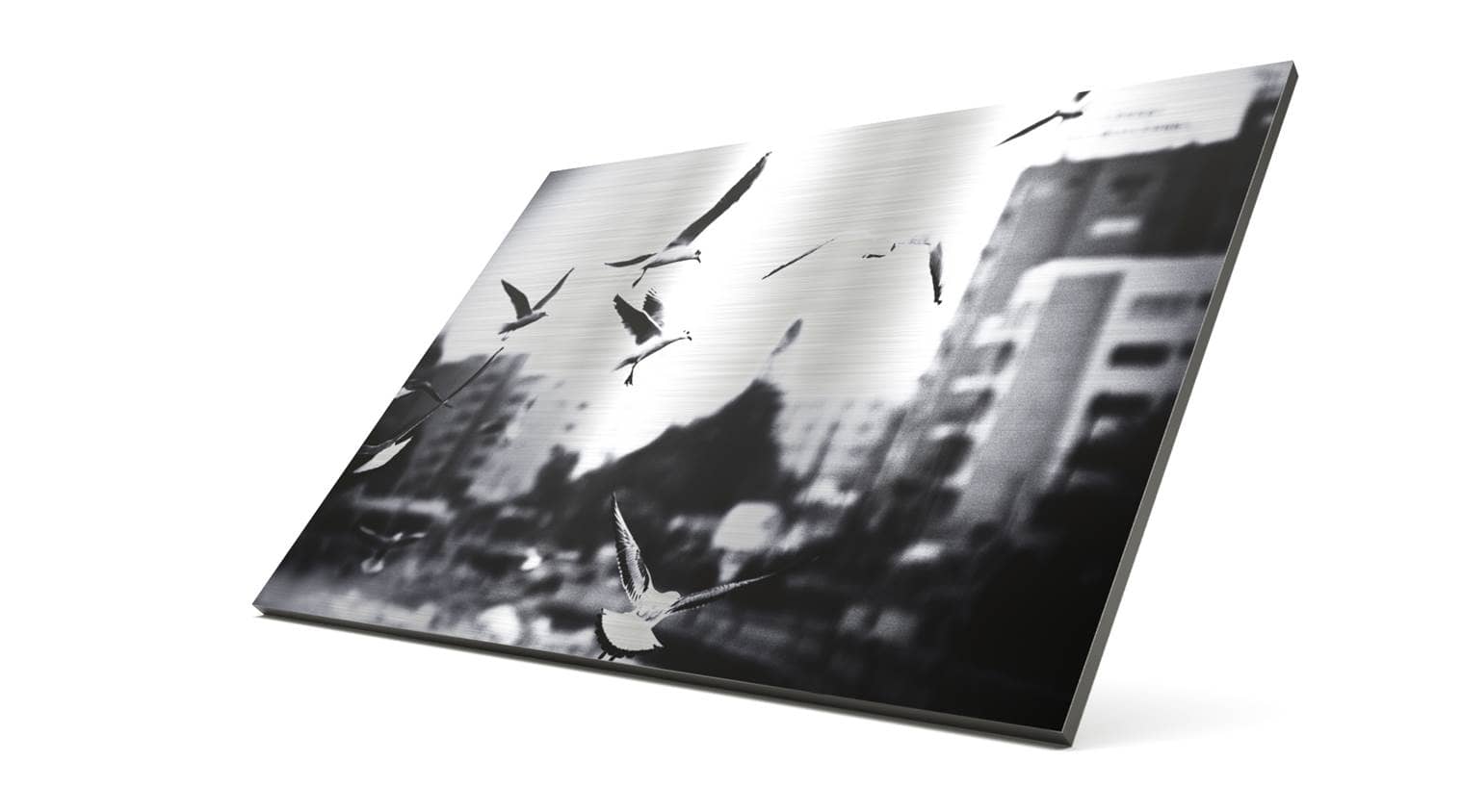 Wandbilder mit Aluverbund gebürstet