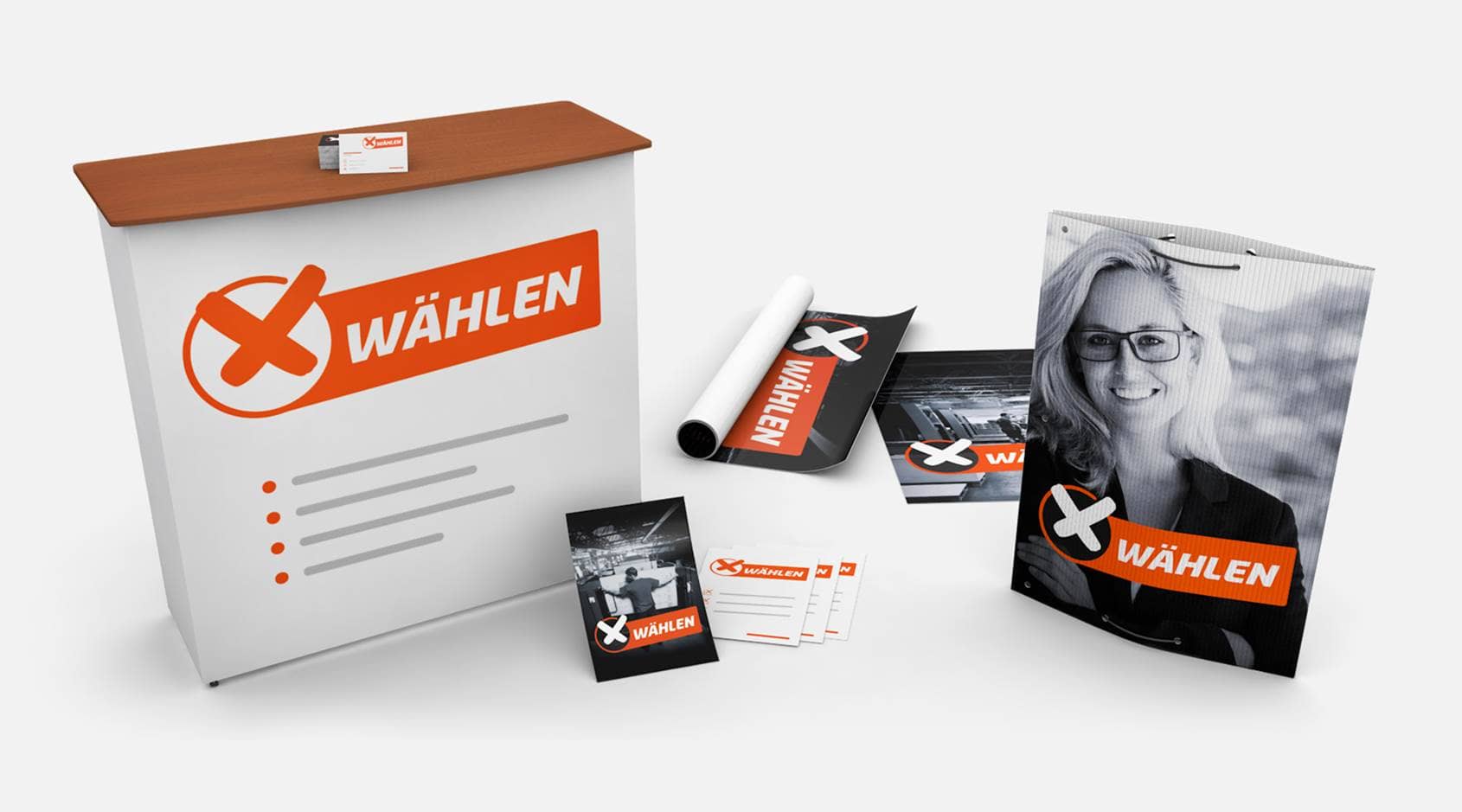 Druckprodukte für Ihre Wahlkampagne