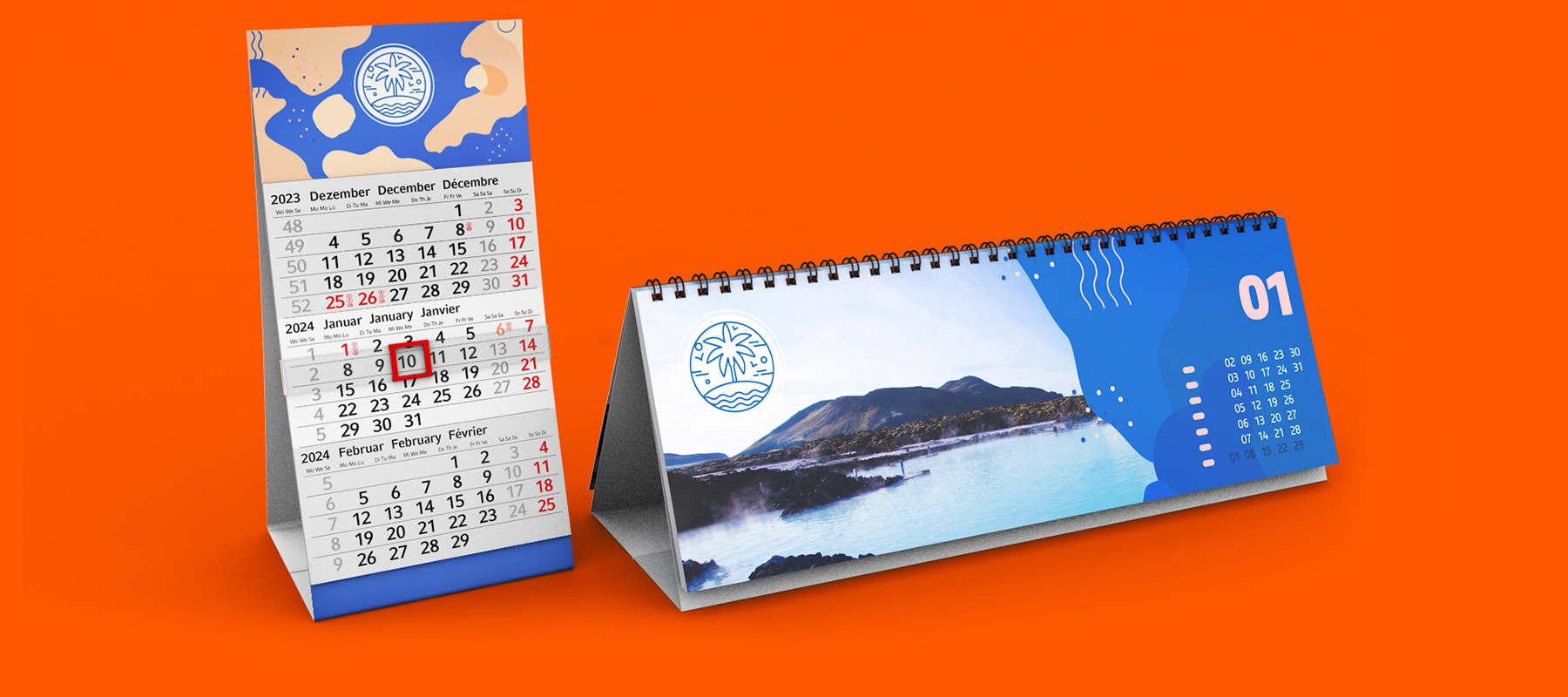 Tischkalender drucken - Kalender ∙ SAXOPRINT