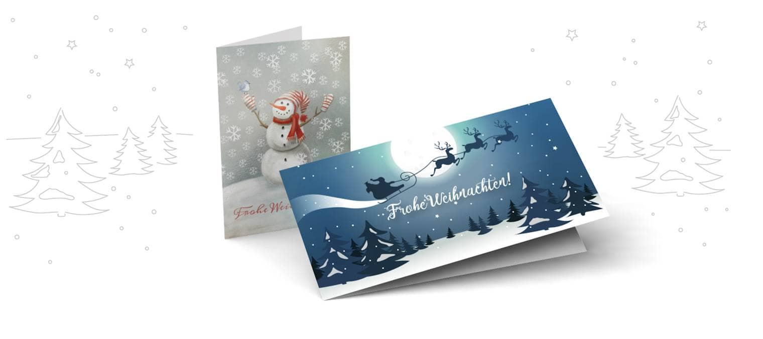 Weihnachtskarten mit Bestpreisgarantie