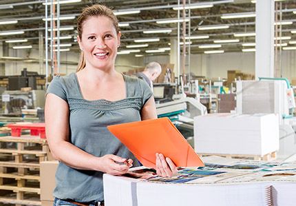 Druckweiterverarbeitung SAXOPRINT