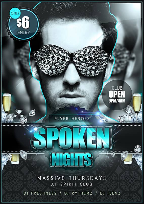 Photoshop Vorlagen für euren Party-Flyer