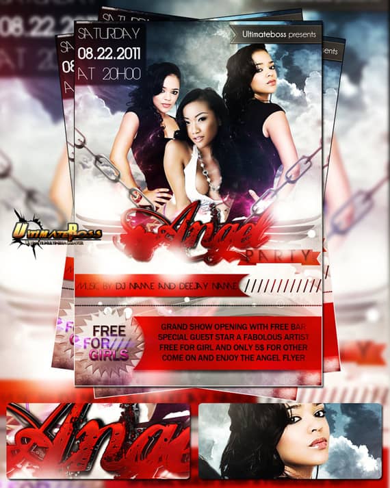 Photoshop Vorlagen für euren Party-Flyer