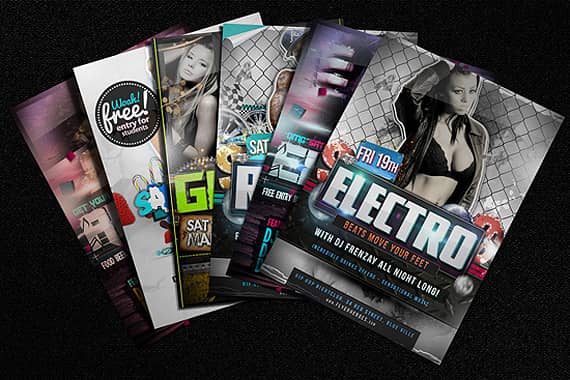 Photoshop Vorlagen für euren Party-Flyer
