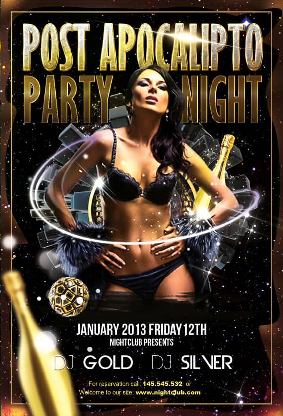 Photoshop Vorlagen für euren Party-Flyer