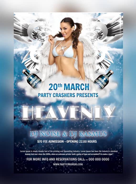 Photoshop Vorlagen für euren Party-Flyer