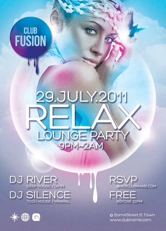 Photoshop Vorlagen für euren Party-Flyer