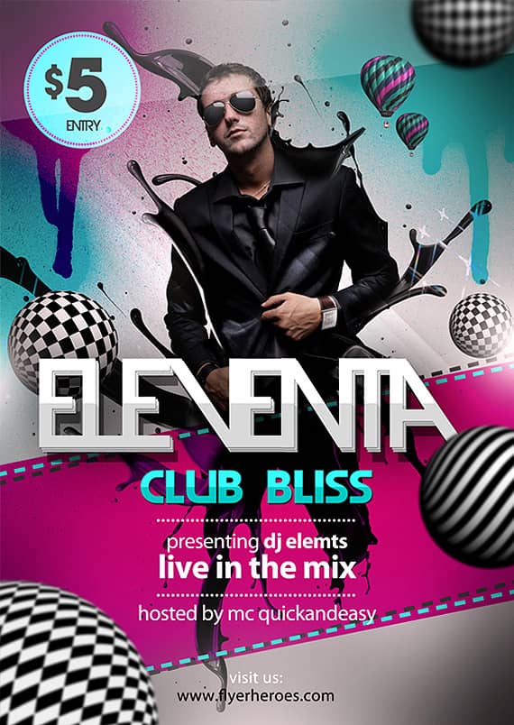 Photoshop Vorlagen für euren Party-Flyer