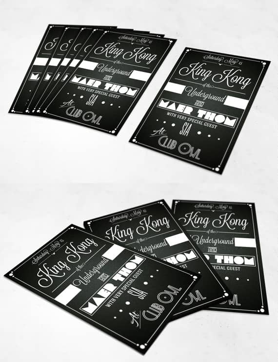 Photoshop Vorlagen für euren Party-Flyer
