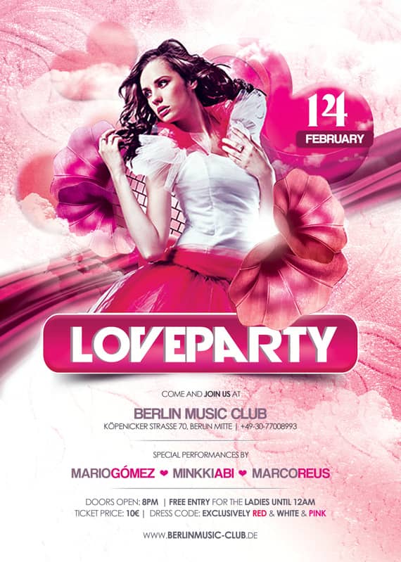 Photoshop Vorlagen für euren Party-Flyer