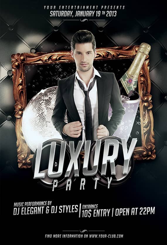 Photoshop Vorlagen für euren Party-Flyer