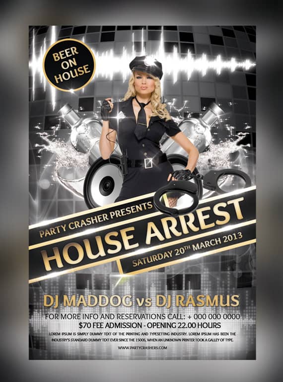 Photoshop Vorlagen für euren Party-Flyer