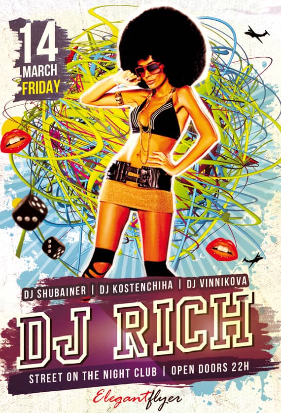 Photoshop Vorlagen für euren Party-Flyer